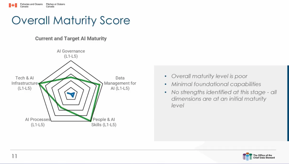 AI governance maturity score